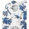 image:imageCOOFANDY Mens Hawaiian Shirts Short Sleeve Casual Button Down Tropical Beach ShirtWhite  Sea Turtles