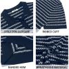 image:imageCOOFANDY Mens Knit Polo Shirts Casual Short Sleeve Button Down Polo Shirt Classic Golf ShirtsFnavy BlueWhite Striped