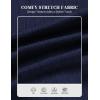 image:imageCOOFANDY Mens Knit Polo Shirts Short Sleeve Slim Fit Textured Golf Polo Shirt Casual Summer Vacation TShirtsNavy Blue