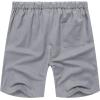 image:imageCOOFANDY Mens Linen Shorts Casual Elastic Waist Drawstring Short Summer Beach Vacation ShortsLight Gray