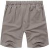 image:imageCOOFANDY Mens Linen Shorts Casual Elastic Waist Drawstring Short Summer Beach Vacation ShortsMedium Gray