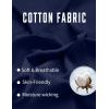 image:imageCOOFANDY Mens Long Sleeve Polo Shirts Cotton Collared Shirts Casual Business Polo Classic Golf T ShirtsDark Blue