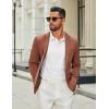 image:imageCOOFANDY Mens Long Sleeve Polo Shirts Cotton Collared Shirts Casual Business Polo Classic Golf T ShirtsWhite