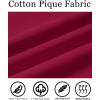 image:imageCOOFANDY Mens Polo Shirts Classic Short Sleeve Polo T Shirts Cotton Pique Casual Summer Fashion Golf ShirtDark Red