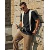 image:imageCOOFANDY Mens Polo Shirts Short Sleeve Casual Knit Textured Polo Shirt Summer Collared TShirt01black