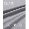 image:imageCOOFANDY Mens Polo Shirts Short Sleeve Casual Knit Textured Polo Shirt Summer Collared TShirtLight Grey