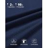 image:imageCOOFANDY Mens Polo Shirts Short Sleeve Casual Knit Textured Polo Shirt Summer Collared TShirtNavy Blue