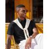 image:imageCOOFANDY Mens Polo Shirts Short Sleeve Casual Summer Polo Tee Classic Collared Golf Stylish Tops01black