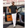 image:imageCOOFANDY Mens Polo Shirts Short Sleeve Casual Summer Polo Tee Classic Collared Golf Stylish Tops01black