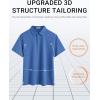 image:imageCOOFANDY Mens Polo Shirts Short Sleeve Casual Summer Polo Tee Classic Collared Golf Stylish TopsBlue