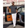 image:imageCOOFANDY Mens Polo Shirts Short Sleeve Casual Summer Polo Tee Classic Collared Golf Stylish TopsDark Grey