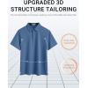 image:imageCOOFANDY Mens Polo Shirts Short Sleeve Casual Summer Polo Tee Classic Collared Golf Stylish TopsNavy Blue