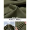 image:imageCOOFANDY Mens Polo Shirts Short Sleeve Golf Shirt Moisture Wicking Quick Dry Performance Polo Shirts for MenArmy Green