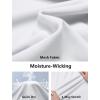 image:imageCOOFANDY Mens Polo Shirts Short Sleeve Golf Shirt Moisture Wicking Quick Dry Performance Polo Shirts for MenBlackwhitelight Blue