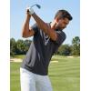 image:imageCOOFANDY Mens Polo Shirts Short Sleeve Golf Shirt Moisture Wicking Quick Dry Performance Polo Shirts for MenDark Grey