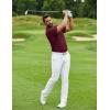 image:imageCOOFANDY Mens Polo Shirts Short Sleeve Golf Shirt Moisture Wicking Quick Dry Performance Polo Shirts for MenDark Red