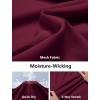 image:imageCOOFANDY Mens Polo Shirts Short Sleeve Golf Shirt Moisture Wicking Quick Dry Performance Polo Shirts for MenDark Red