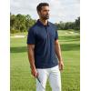 image:imageCOOFANDY Mens Polo Shirts Short Sleeve Golf Shirt Moisture Wicking Quick Dry Performance Polo Shirts for MenNavy