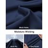 image:imageCOOFANDY Mens Polo Shirts Short Sleeve Golf Shirt Moisture Wicking Quick Dry Performance Polo Shirts for MenNavy