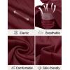 image:imageCOOFANDY Mens Polo Shirts Short Sleeve V Neck Knit Shirts for Men Casual Old Money Clothes Mens Golf ShirtDark Red