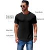 image:imageCOOFANDY Mens Short Sleeve TShirts Crew Neck Casual Summer T Shirts 13 Pack Basic Tee ShirtC Black 3 Pack