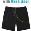 image:imageCOOFANDY Mens Swim Trunks 7 inch Bathing Suit with Mesh Liner Swim Shorts Board Short SwimsuitBlack