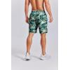 image:imageCOOFANDY Mens Swim Trunks 7 inch Bathing Suit with Mesh Liner Swim Shorts Board Short SwimsuitBlue Green Coconut Tree