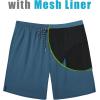 image:imageCOOFANDY Mens Swim Trunks 7 inch Bathing Suit with Mesh Liner Swim Shorts Board Short SwimsuitDark Blue
