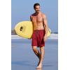image:imageCOOFANDY Mens Swim Trunks 7 inch Bathing Suit with Mesh Liner Swim Shorts Board Short SwimsuitDark Red