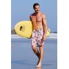 image:imageCOOFANDY Mens Swim Trunks 7 inch Bathing Suit with Mesh Liner Swim Shorts Board Short SwimsuitPink Coconut Tree