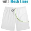 image:imageCOOFANDY Mens Swim Trunks 7 inch Bathing Suit with Mesh Liner Swim Shorts Board Short SwimsuitWhite