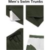 image:imageCOOFANDY Mens Swim Trunks Quick Dry Board Shorts Swimsuit Swimwear Bathing SuitArmy Green