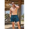 image:imageCOOFANDY Mens Swim Trunks Quick Dry Board Shorts Swimsuit Swimwear Bathing SuitB Peacock Blue