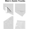 image:imageCOOFANDY Mens Swim Trunks Quick Dry Board Shorts Swimsuit Swimwear Bathing SuitC White