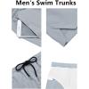 image:imageCOOFANDY Mens Swim Trunks Quick Dry Board Shorts Swimsuit Swimwear Bathing SuitGrey