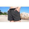image:imageCOOFANDY Mens Swim Trunks Quick Dry Board Shorts Swimsuit Swimwear Bathing SuitGrey and Black