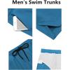 image:imageCOOFANDY Mens Swim Trunks Quick Dry Board Shorts Swimsuit Swimwear Bathing SuitLake Blue