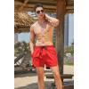 image:imageCOOFANDY Mens Swim Trunks Quick Dry Board Shorts Swimsuit Swimwear Bathing SuitOrange Red