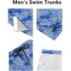 image:imageCOOFANDY Mens Swim Trunks Quick Dry Board Shorts Swimsuit Swimwear Bathing SuitP Blue Cashews