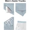 image:imageCOOFANDY Mens Swim Trunks Quick Dry Board Shorts Swimsuit Swimwear Bathing SuitP Blue Combo