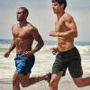 image:imageCOOFANDY Mens Swim Trunks Quick Dry Board Shorts Swimsuit Swimwear Bathing SuitP Blue Leaves