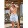 image:imageCOOFANDY Mens Swim Trunks Quick Dry Board Shorts Swimsuit Swimwear Bathing SuitP Blue Stripe
