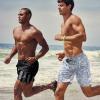 image:imageCOOFANDY Mens Swim Trunks Quick Dry Board Shorts Swimsuit Swimwear Bathing SuitP Deep Blue Plam Leaf