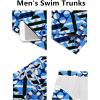 image:imageCOOFANDY Mens Swim Trunks Quick Dry Board Shorts Swimsuit Swimwear Bathing SuitP Geometric Figures