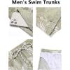 image:imageCOOFANDY Mens Swim Trunks Quick Dry Board Shorts Swimsuit Swimwear Bathing SuitP Green Plam Leaf