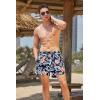 image:imageCOOFANDY Mens Swim Trunks Quick Dry Board Shorts Swimsuit Swimwear Bathing SuitP Navy Blue Floral