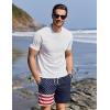 image:imageCOOFANDY Mens Swim Trunks with Compression Liner Quick Dry 7 Inch Bathing Suit Beach Short with Zipper PocketsAmerican Flag