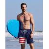 image:imageCOOFANDY Mens Swim Trunks with Compression Liner Quick Dry 7 Inch Bathing Suit Beach Short with Zipper PocketsAmerican Flag