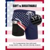 image:imageCOOFANDY Mens Swim Trunks with Compression Liner Quick Dry 7 Inch Bathing Suit Beach Short with Zipper PocketsAmerican Flag
