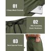 image:imageCOOFANDY Mens Swim Trunks with Compression Liner Quick Dry 7 Inch Bathing Suit Beach Short with Zipper PocketsArmy Green